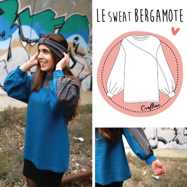 Patron Craftine Sweat Bergamote