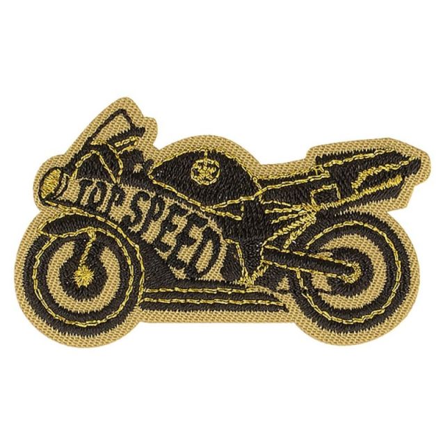 Ecusson Thermocollant Moto - Top Speed