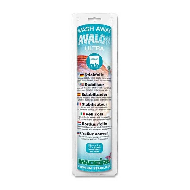 Stabilisateur de broderie hydrosoluble Avalon Ultra Madeira 