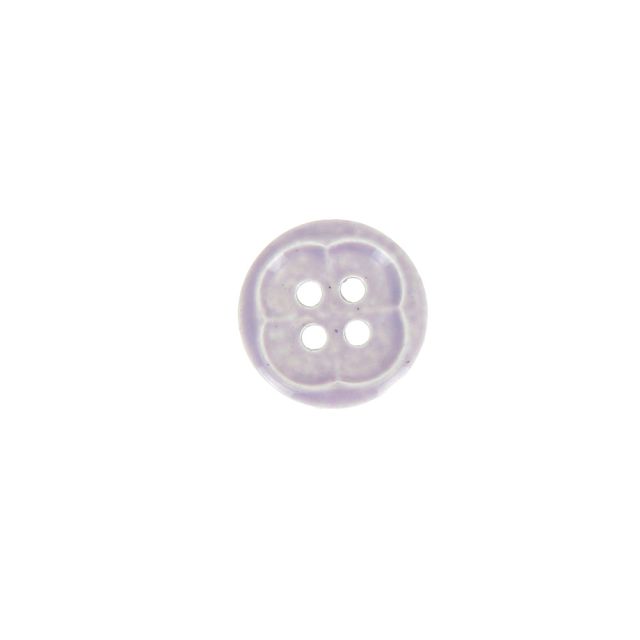 Bouton forme fleur 12 mm  - Mauve