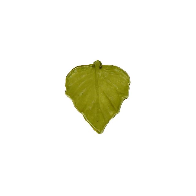 Bouton feuille 15 mm - Vert