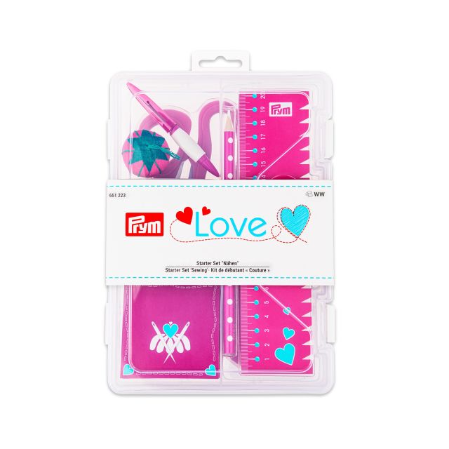 Nécessaire de couture pour débutant Prym Love Fuchsia