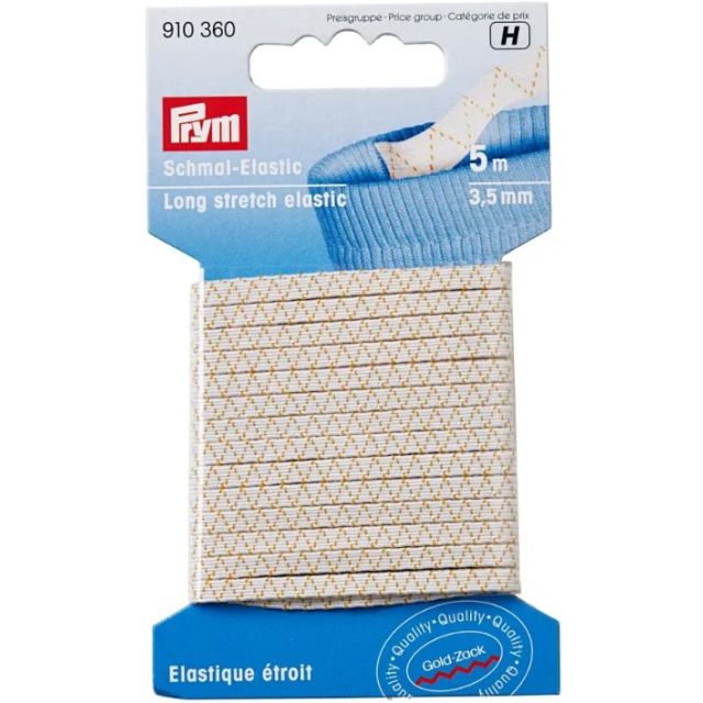 Ruban élastique étroit Prym - 3,5 mm