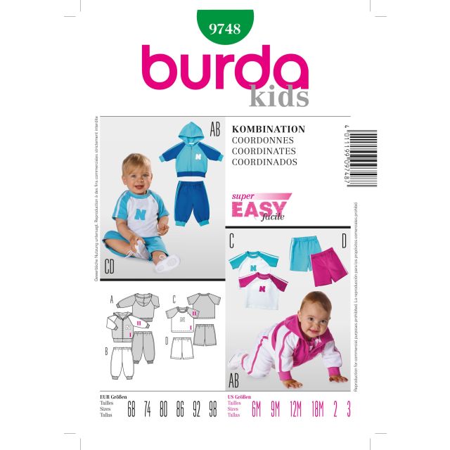 Patron Burda 9748 Ensemble