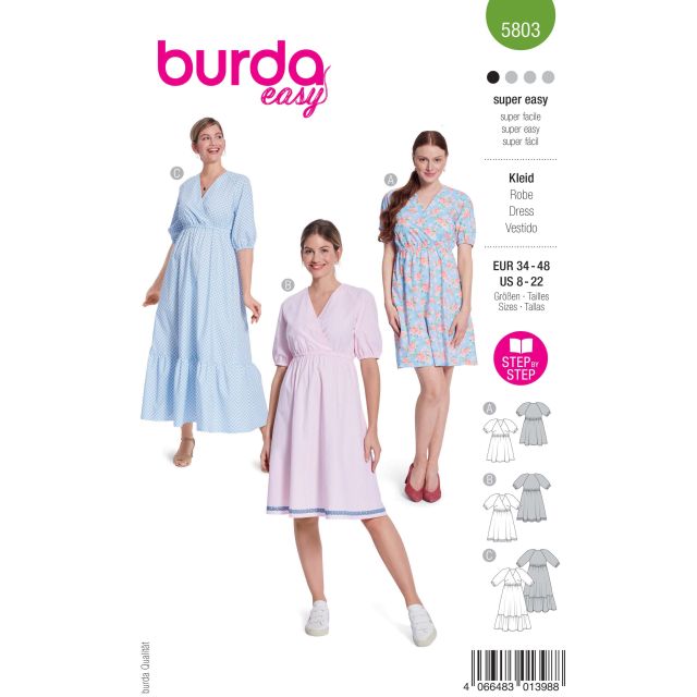 Patron Burda Style 5803 Robe