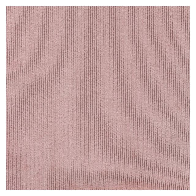 Tissu Velours côtelé lavé uni Rose pâle