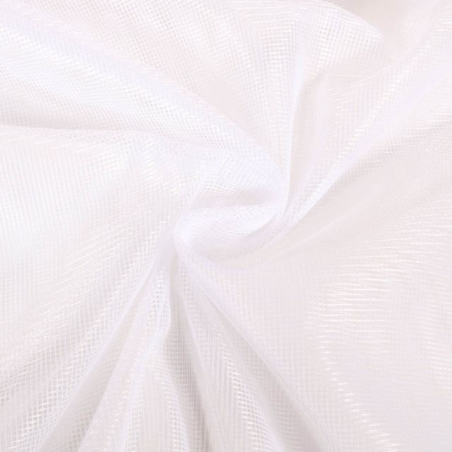Tissu Moustiquaire Souple grande largeur Blanc