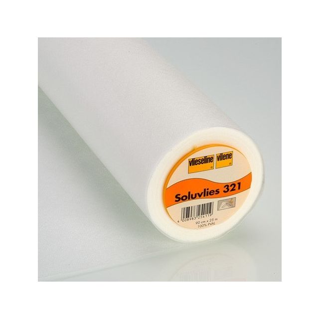 Entoilage Vlieseline Soluvlies soluble pour broderie - Par 10 cm