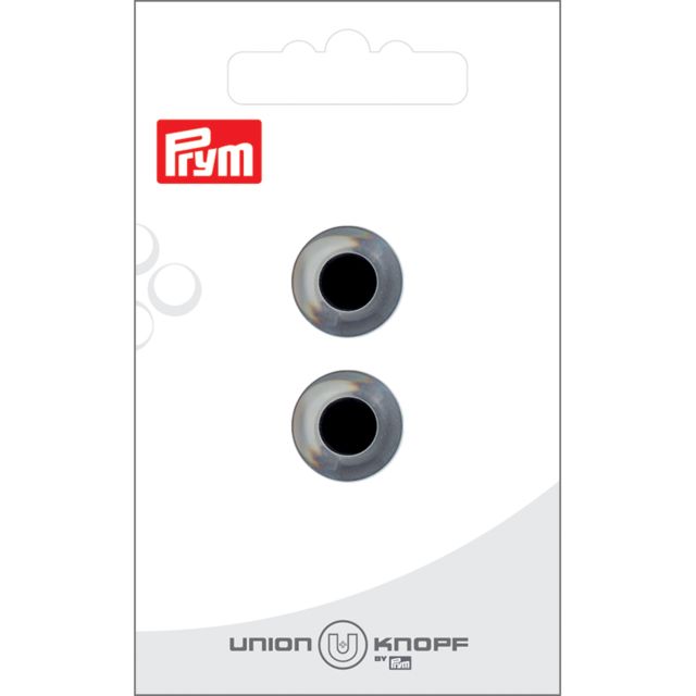 Bouton Prym Iris 15 mm x2 - Transparent