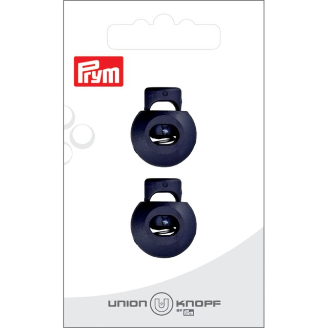 Bloqueur Prym pour cordon 8 mm x2 - Bleu marine 20 mm