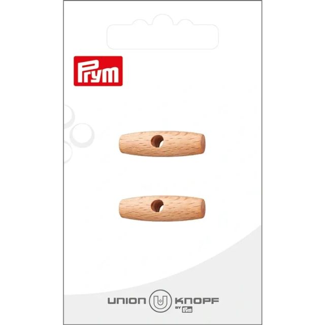 Bouton Prym Bûchette 25 mm x2 - Bois