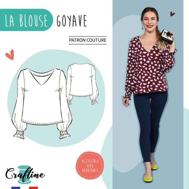 Patron Craftine Blouse Goyave