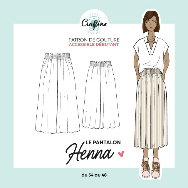 Patron Craftine Pantalon Henna