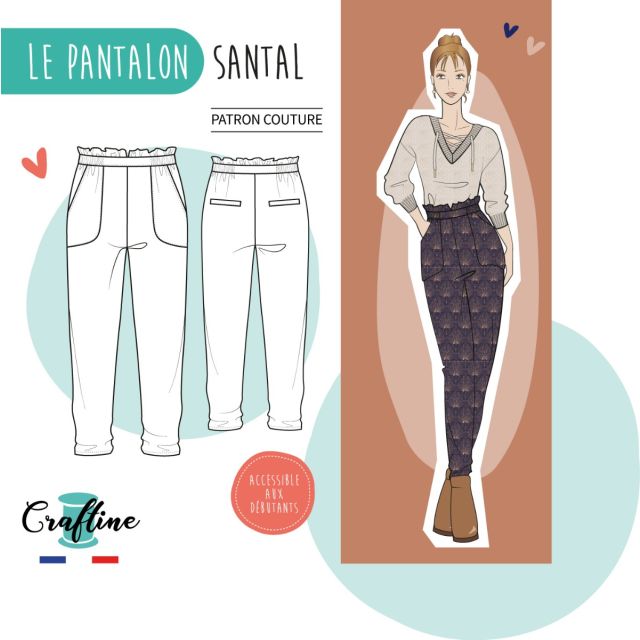 Patron Craftine Pantalon Santal