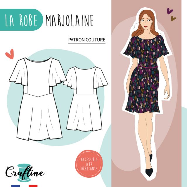 Patron Craftine Robe Marjolaine