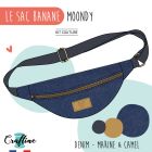 Kit Couture Craftine Sac Banane Moondy Denim & camel