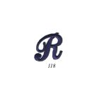 Ecusson Thermocollant Lettre Calligraphie Anglaise "R" Marine