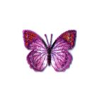 Ecusson Thermocollant Papillon à paillettes Rose