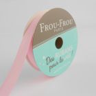 Bobinette Ruban Satin double face Frou-Frou Pétale de rose - 9 mm x 6 mètres