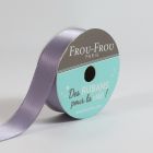 Bobinette Ruban Satin double face Frou-Frou Violet sage - 16 mm x 6 mètres