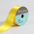 Bobinette Ruban Satin double face Frou-Frou Tournesol - 25 mm x 5 mètres