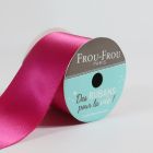 Bobinette Ruban Satin double face Frou-Frou Fushia - 38 mm x 4 mètres