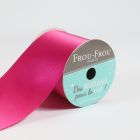 Bobinette Ruban Satin double face Frou-Frou Fushia - 50 mm x 4 mètres