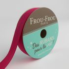 Bobinette Ruban Gros grain Frou-Frou Fushia - 9 mm x 6 mètres