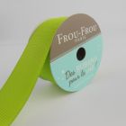 Bobinette Ruban Gros grain Frou-Frou Jardin d'oliviers - 25 mm x 5 mètres