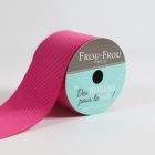 Bobinette Ruban Gros grain Frou-Frou Fushia - 38 mm x 4 mètres