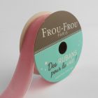 Bobinette Ruban Velours uni Frou-Frou Pétale de rose - 16 mm x 1,5 mètres