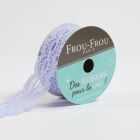 Bobinette Ruban Dentelle Frou-Frou Céleste - 22 mm x 4 mètres