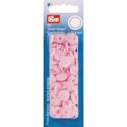 Prym 30 Boutons pression Color Snaps rose 12,4 mm