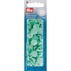 Prym 30 Boutons pression Color Snaps menthe 12,4 mm