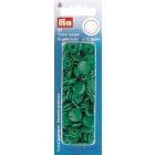 Prym 30 Boutons pression Color Snaps vert herbe 12,4 mm