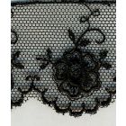 Dentelle Valencienne 35 mm Noir x1m