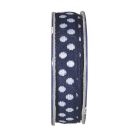 Ruban pois Bleu nuit - bobinette 2m