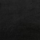 Tissu Velours Grosses côtes Noir x10cm