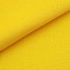 Tissu Molleton Sweat uni Jaune impérial x10cm