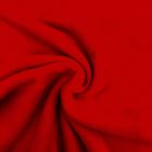 Tissu Polaire uni Rouge - Par 10 cm