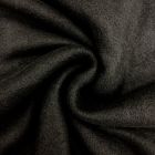 Tissu Polaire uni Noir - Par 10 cm