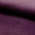 Tissu Velours milleraies Violet - Par 10 cm