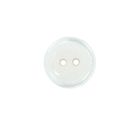 Bouton brillants creusés Giorgio 15 mm - Blanc