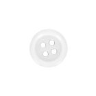 Bouton Gianfranco 10 mm - Blanc