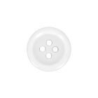 Bouton Gianfranco 15 mm - Blanc