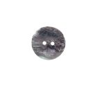 Bouton nacré plat Thierry 14 mm - Gris