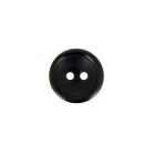 Bouton Donatella uni 15 mm - Noir