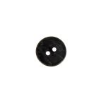 Bouton bois coco teint Hubert 10 mm - Noir