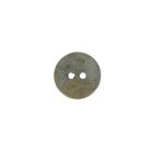 Bouton bois coco teint Hubert 12 mm - Gris