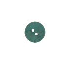 Bouton bois coco teint Hubert 10 mm - Vert  d'eau